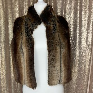 Sleeveless Faux Fur Vest